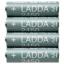 IKEA/イケア/通販 LADDA ラッダ 充電式電池, HR06 AA (単3形) 1.2V A (b)(50504692)