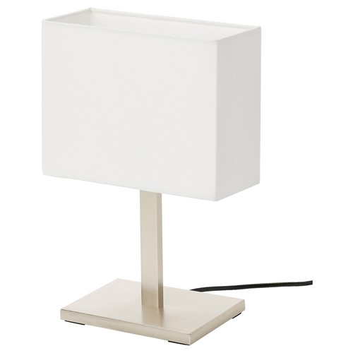 [IKEA/イケア/通販]TOMELILLA トメリラ テーブルランプ, ニッケルメッキ/ホワイト[