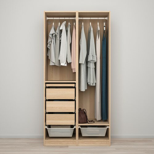 [IKEA/イケア/通販]PAX パックス / FORSAND フォルサンド ワードローブコンビネー...