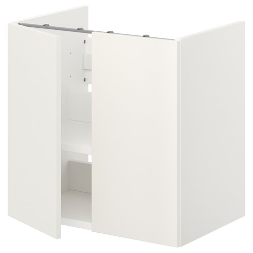 Rakuten - [IKEA/イケア/通販]ENHET エーンヘート ベースキャビネット 洗面台用 棚板/扉付き, ホワイト[3](a)(79411536)