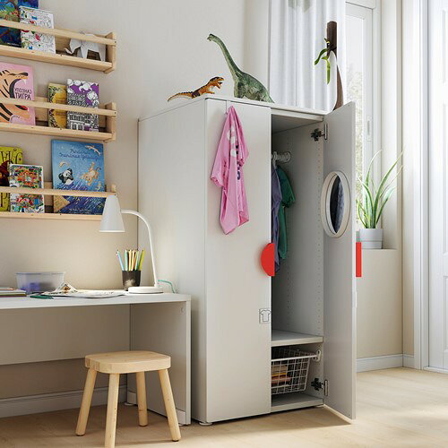 [IKEA/イケア/通販]SMASTAD スモースタード / PLATSA プラッツァ ワードローブ, ホ...