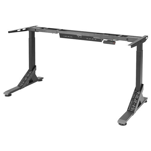 [IKEA/イケア/通販]UPPSPEL ウップスペル 下部フレーム 電動昇降機能付き, ブラック[DE](a)(30511354)