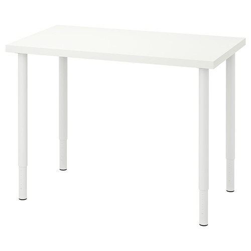 [IKEA/イケア/通販]LINNMON リンモン / OLOV オーロヴ デスク, ホワイト[5](c)(99416199)