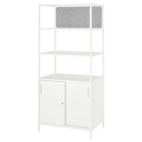 Rakuten - [IKEA/イケア/通販]TROTTEN トロッテン キャビネット 引き戸/掲示板付き, ホワイト[3](a)(99429644)
