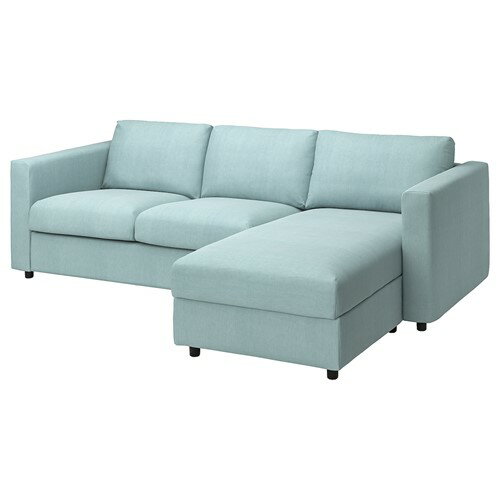 IKEA（イケア）『VIMLE（ヴィムレ）3人掛けソファ 寝椅子・ヘッドレスト付き』
