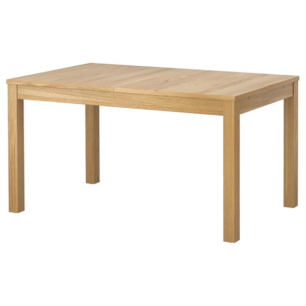 [IKEA/イケア/通販]BJURSTA ビュースタ 伸長式テーブル, オーク材突き板[HH](a)(00161663)