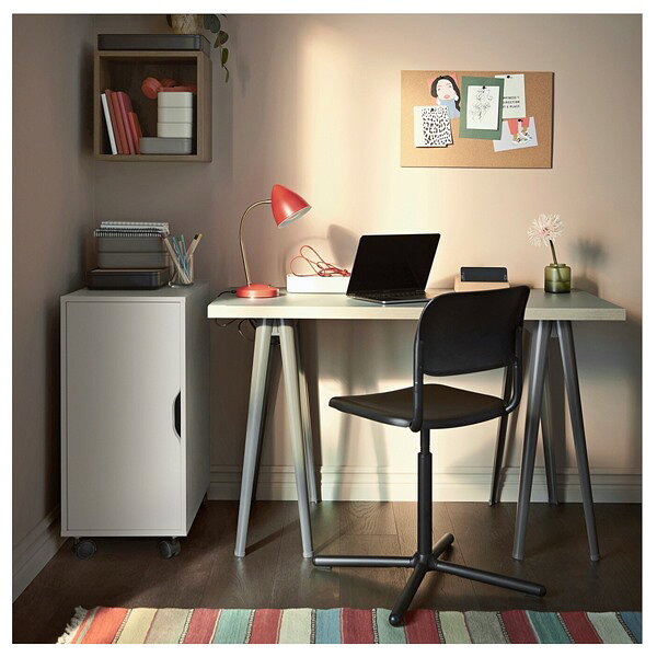 [IKEA/イケア/通販]ALEX アレクス 収納ユニット キャスター付, ホワイト/ブラック[AE](d)(09541942) [2]