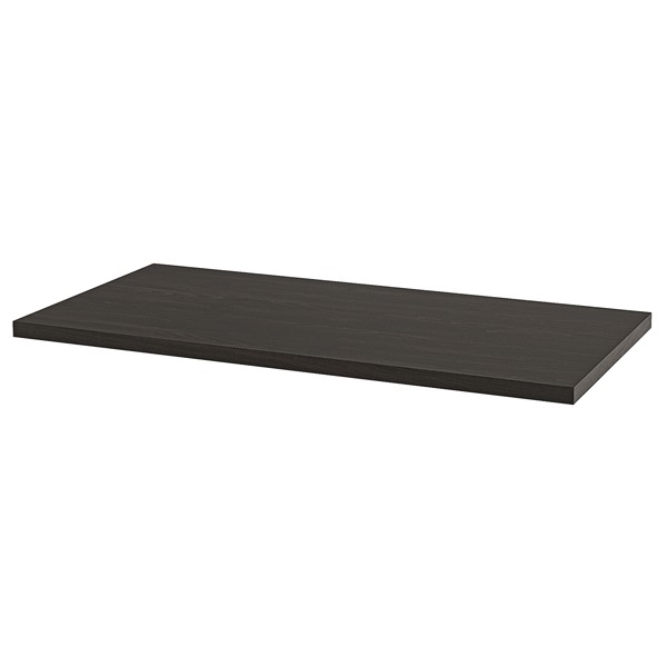 [IKEA/イケア/通販]LAGKAPTEN ラグカプテン / ALEX アレクス デスク, ブラックブラウン/ブラック[4](d)(99510936)