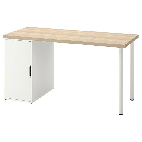 [IKEA/イケア/通販]LAGKAPTEN ラグカプテン / ALEX アレクス デスク, ホワイトステイン/オーク調 ホワイト[4](d)(69521644)