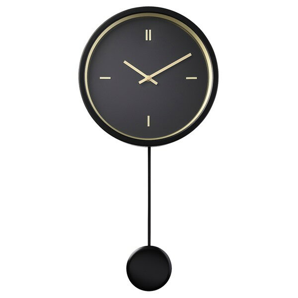 [IKEA/イケア/通販]STURSK ストゥルスク 壁掛け時計, 低消費電力/ブラック[B](a)(80540863)