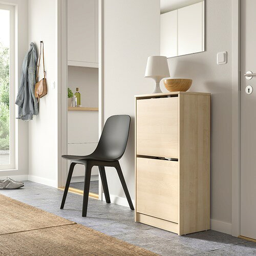 [IKEA/イケア/通販]BISSA ビッサ シューズボックス2段, オーク調[E](b)(50530219) [2]