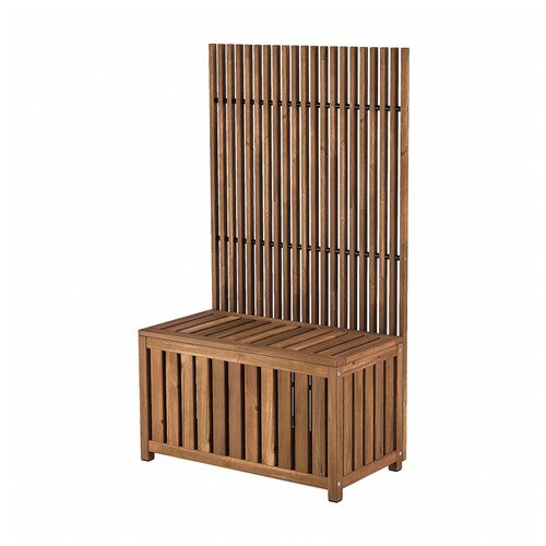 【IKEA/イケア/通販】NAMMARO ネッマロー 収納ボックス&プライバシースクリーン, 屋外用/ライトブラウンステイン[GE](a)(69492745)のサムネイル