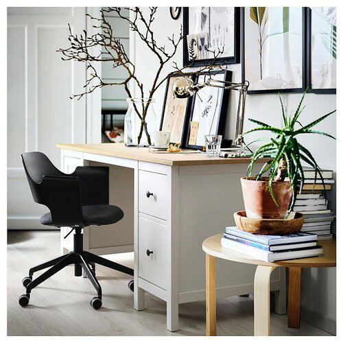 [IKEA/イケア/通販]HEMNES ヘムネス デスク, ホワイトステイン/ライトブラウン[GJ](c)(90535045) [3]