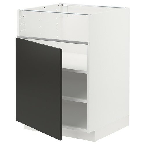 [IKEA/イケア/通販]METOD メトード ベースキャビネット コンロ用/フィッシュグリル/扉, ホワイト/ニッ..