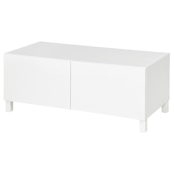 [IKEA/イケア/通販]BESTA ベストー コーヒーテーブル扉付, ホワイト/ラップヴィーケン/ストゥッバルプ ホワイト[11](a)(59509652)