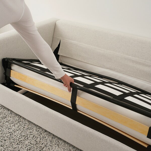 [IKEA/イケア/通販]VIMLE ヴィムレ 2人掛けソファベッド, グンナレド ベージュ[8](a)(49545231) [3]