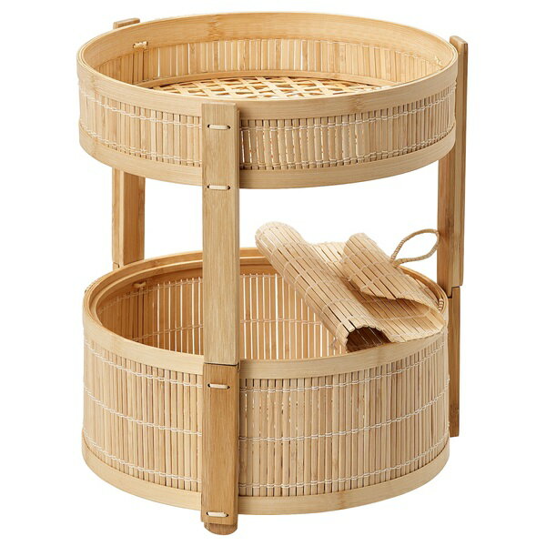 [IKEA/イケア/通販]KANELMOTT カネルモット ベジタブル/フルーツバスケットセット 2点, 竹[C](c)(80581801)