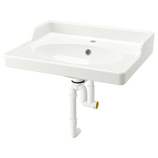 [IKEA/イケア/通販]RUTSJON ルートショーン 洗面ボウル 排水トラップ付き, ホワイト[EC](a)(29527681)