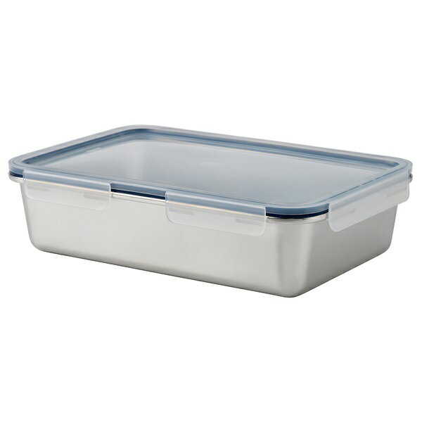 [IKEA/イケア/通販]IKEA 365+ 保存容器 ふた付き, L 長方形/ステンレススチール プラスチック[BB](c)(49563116)