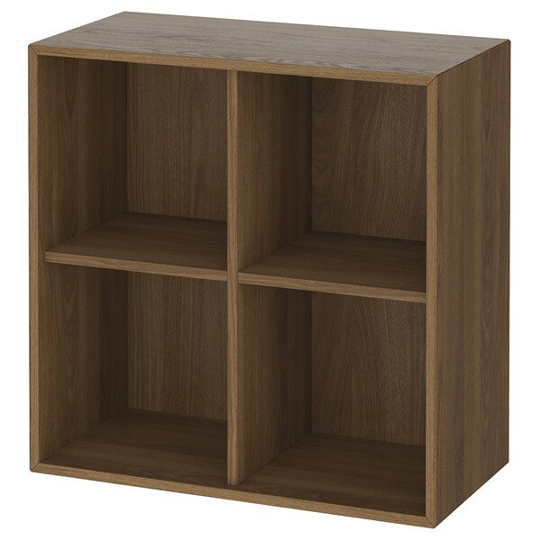 [IKEA/イケア/通販]EKET エーケト キャビネット 4コンパートメント, ブラウン/ウォールナット調[D](d)(90574584)