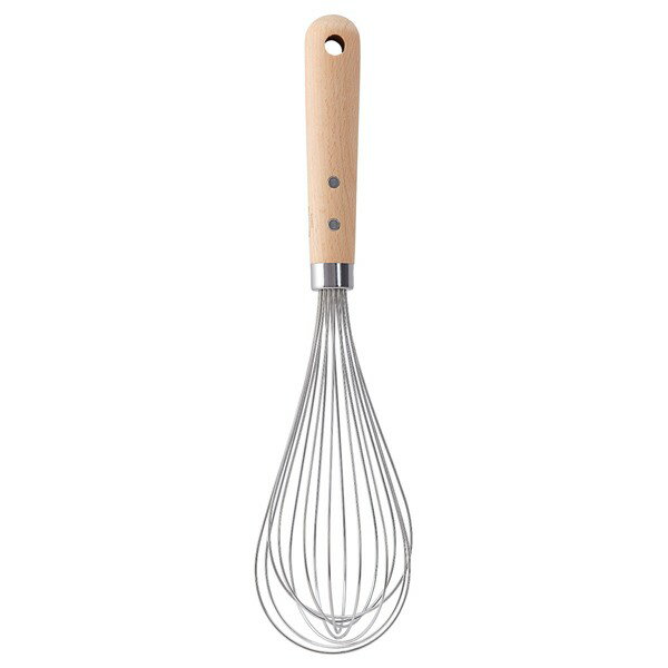 [IKEA/イケア/通販]VARDAGEN ヴァルダーゲン 泡立て器, ステンレススチール/ビーチ[A](b)(00581485)