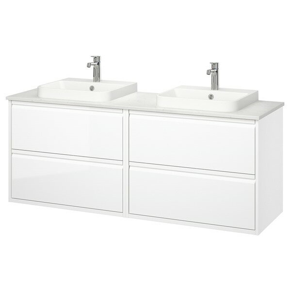 [IKEA/イケア/通販]ANGSJON エングショーン / BACKSJON バックショーン 洗面台/洗面ボウル/水栓, ハイ..