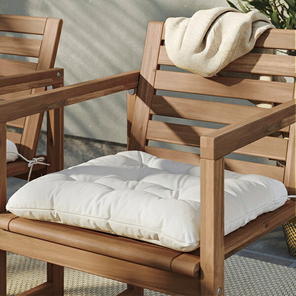 [IKEA/イケア/通販]KUDDARNA クッダルナ シートクッション 屋外用, ライトグレーベージュ[D](a)(50547234) [2]