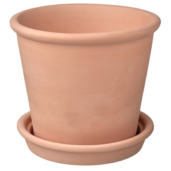 [IKEA/イケア/通販]MUSKOTBLOMMA ムスコットブロマ 植木鉢 受け皿付き, 室内/屋外用 テラコッタ[AB](a)(50584778)