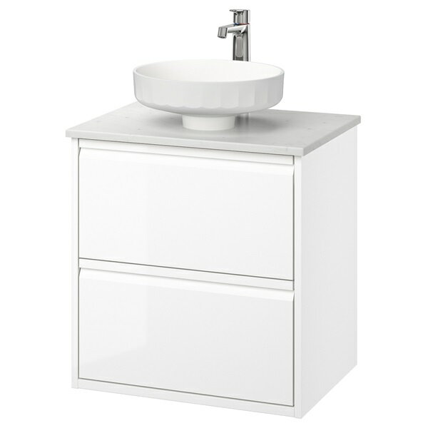 [IKEA/イケア/通販]ANGSJON エングショーン / LERSJON レルション 洗面台 引き出し付き/洗面ボウル/水..