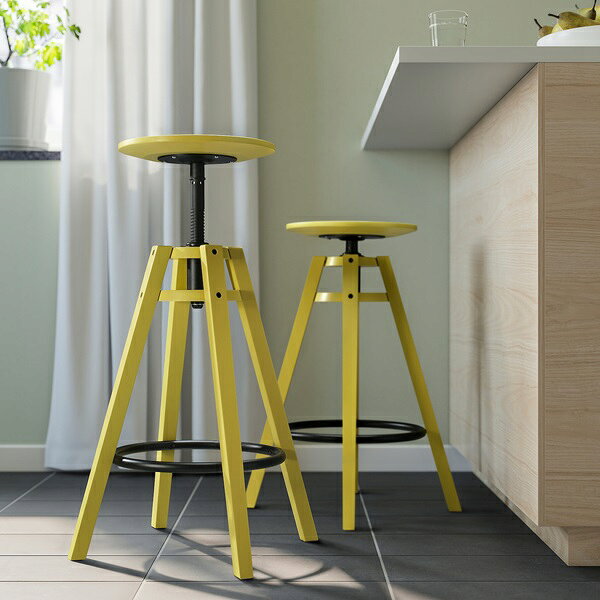 [IKEA/イケア/通販]DALFRED ダルフレッド カウンターチェア, イエロー[D](c)(00613090) [2]