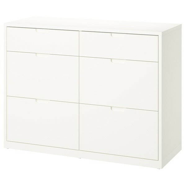 Rakuten - [IKEA/イケア/通販]TONSTAD トンスタード チェスト（引き出し×6）, オフホワイト, 120x47x91 cm[3](c)(60614628)