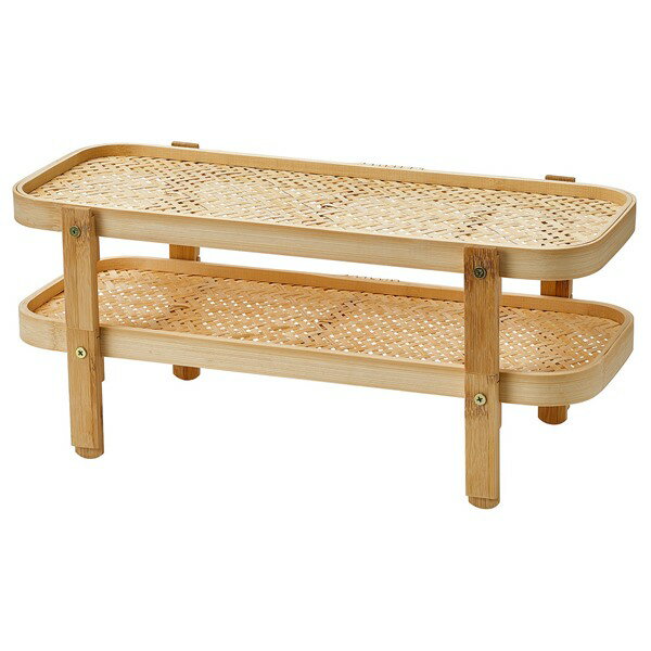 [IKEA/イケア/通販]KOSSEBAR ショッセベール 食品乾燥ラック 2段トレイ付き, 竹, 46x21x22 cm[B](b)(50..