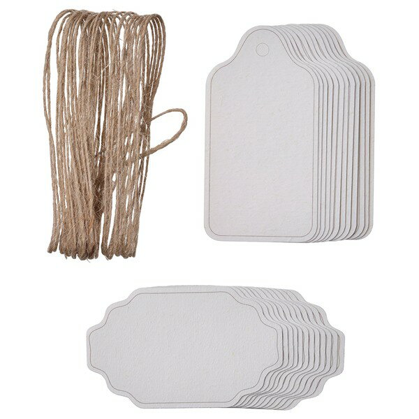 [IKEA/イケア/通販]KOSSEBAR ショッセベール ラベル25点セット, ホワイト[A](c)(60599265)