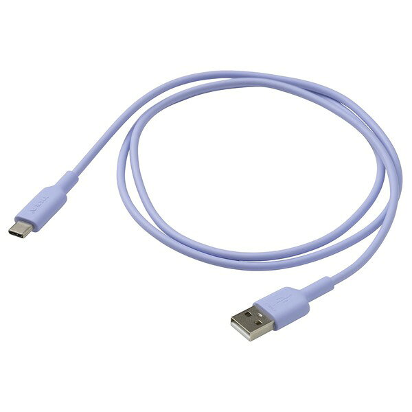 乐天商城 - [IKEA/イケア/通販]SITTBRUNN シットブルン USB-A - USB-C, ライラック, 1.0 m[A](c)(10619303)