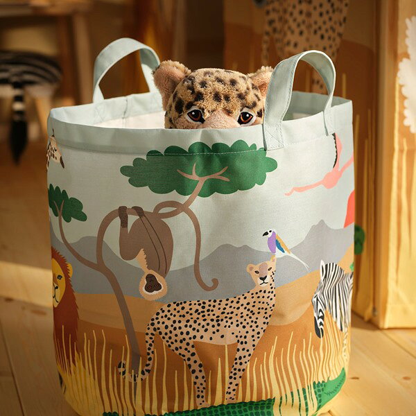 [IKEA/イケア/通販]SANDLOPARE サンドローパレ 収納バッグ, マルチカラー/サバンナ[B](b)(60612709) [2]