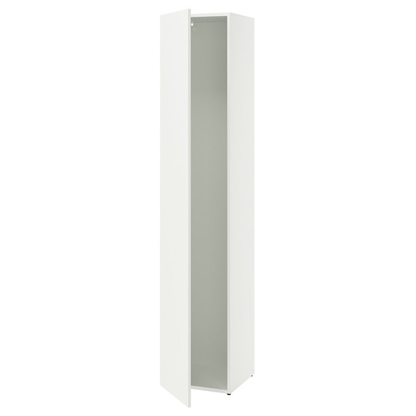 Rakuten - [IKEA/イケア/通販]LASTARE ラスタレ フレーム 扉付, ホワイト, 40x42x200 cm[L](10602680)
