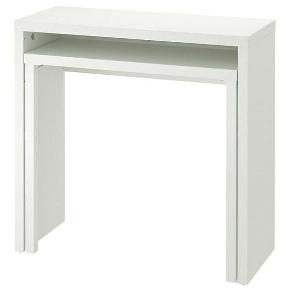 [IKEA/イケア/通販]LANGDHOPP レングドホップ 引き出し式デスク, ホワイト, 90x39/71 cm[E](00590791) [2]