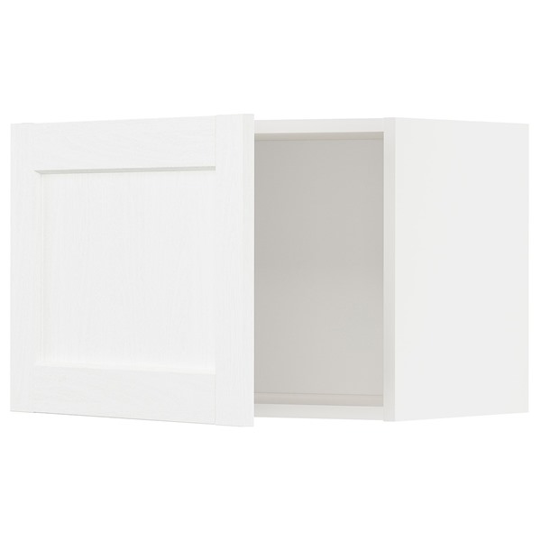 Rakuten - [IKEA/イケア/通販]METOD メトード ウォールキャビネット, ホワイト エンコーピング/ホワイト 木目調, 60x37x40 cm[3](59473974)