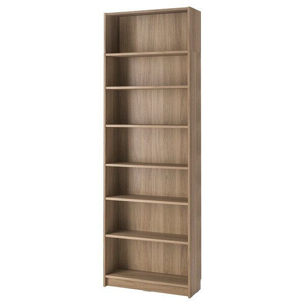 乐天商城 - [IKEA/イケア/通販]BILLY ビリー 本棚 上部追加ユニット付き, オーク調, 80x28x237 cm[KD](99527625)