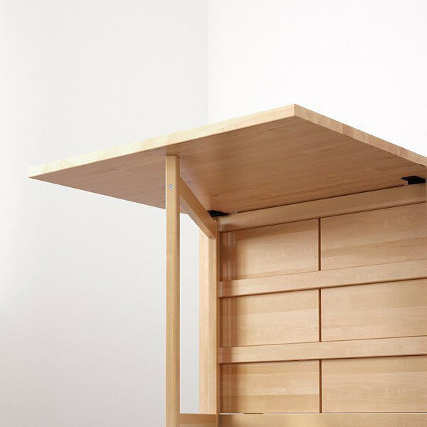 [IKEA/イケア/通販]NORDEN ノールデン / FROSVI フロースヴィ テーブル&チェア4脚, バーチ/ビーチ, 26/89/152 cm[6](69568900) [3]