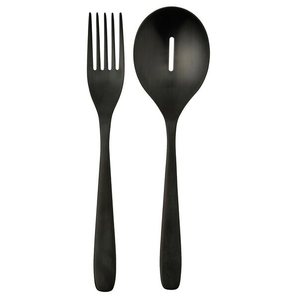 [IKEA/イケア/通販]TILLAGD ティッラグドサービングセット 2点, ブラック,24 cm[A](70560168)