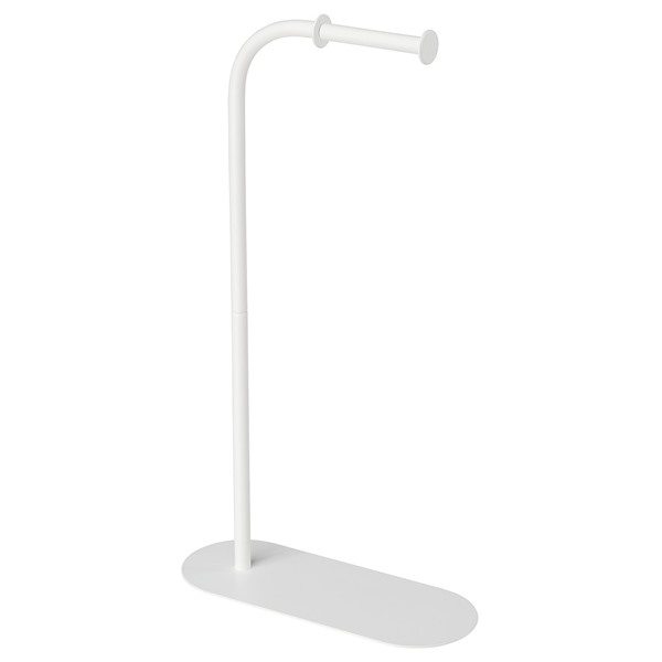 ENUDDEN エヌーデン トイレットペーパースタンド - ホワイト 60 cm. もうトイレットペーパーを切らす心配はありません。このホルダーには使用中のトイレットペーパーを1個、予備のトイレットペーパーを4個収納できます ホルダーのベースが少し高くなっているので、いつも乾いていて清潔で衛生的なトイレットペーパーを使えます ENUDDEN/エヌーデン シリーズのほかのアイテムとコーディネートできます 洗面所での使用に適しています ENUDDEN/エヌーデン シリーズのほかの商品とコーディネートできますもうトイレットペーパーを切らす心配はありません。このホルダーには使用中のトイレットペーパーを1個、予備のトイレットペーパーを4個収納できますホルダーのベースが少し高くなっているので、いつも乾いていて清潔で衛生的なトイレットペーパーを使えますENUDDEN/エヌーデン シリーズのほかのアイテムとコーディネートできますENUDDEN/エヌーデン シリーズのほかの商品とコーディネートできます素材底板/ スペーサー/ フック: スチール、亜鉛メッキ, エポキシ/ポリエステル粉体塗装パイプフレーム: スチール, エポキシ/ポリエステル粉体塗装お手入れ方法中性洗剤を含ませた布で拭いてくださいきれいな布でから拭きしてください【商品の大きさ】高さ: 60 cm