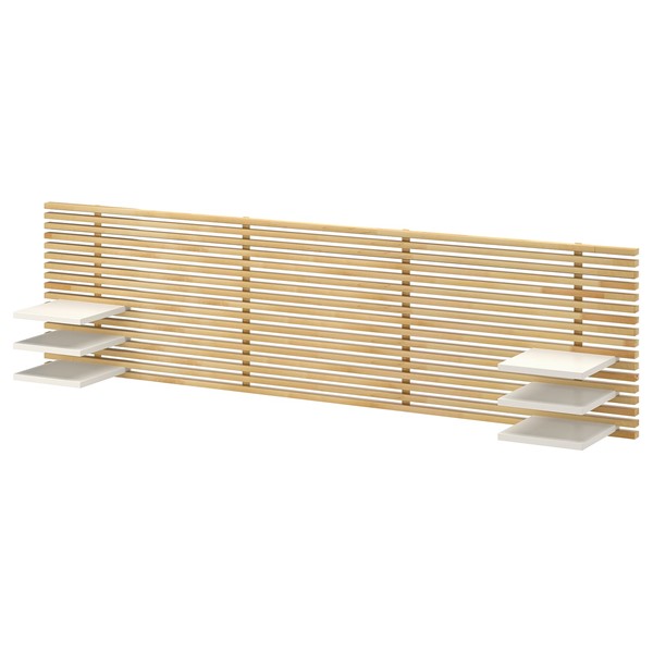[IKEA/イケア/通販]MANDAL マンダールヘッドボード, バーチ/ホワイト,240 cm[E](50176313)