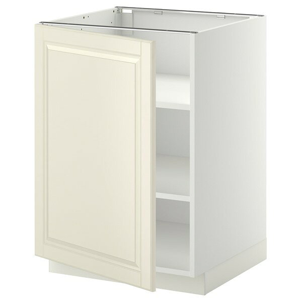 [IKEA/イケア/通販]METOD メトードベースキャビネット 棚板付き, ホワイト/ボード...