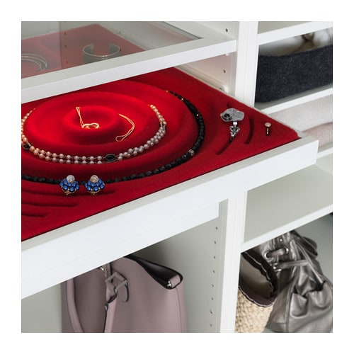 【期間限定】【IKEA/イケア/通販】 KOMPLEMENT コムプレメント 引き出し式トレイ, ホワイト(d)(00246375)