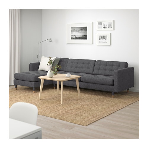 [IKEA/イケア/通販]LANDSKRONA ランズクローナ 4人掛けソファ, 寝椅子付き/グンナ...