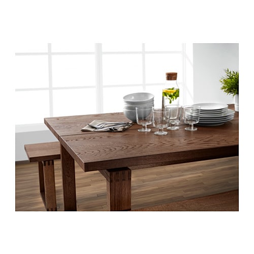 [IKEA/イケア/通販]MORBYLANGA モールビロンガ ベンチ, オーク材突き板/ブラウンステイン[JD](c)(20396439) [2]