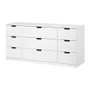 IKEA/イケア/通販 NORDLI ノールドリ チェスト（引き出し×9）, ホワイト 5 (a)(49208433)