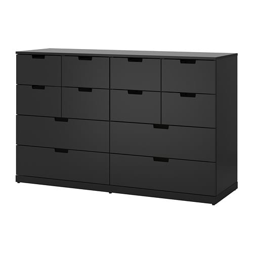 Rakuten - [IKEA/イケア/通販]NORDLI ノールドリ チェスト（引き出し×12）, チャコール[7](a)(09211705)
