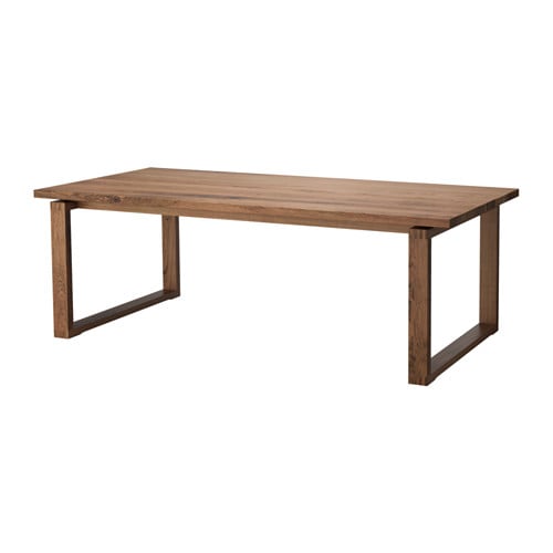 [IKEA/イケア/通販]MORBYLANGA モールビロンガ テーブル, オーク材突き板 ブラウンステイン[3](a)(80365802)
